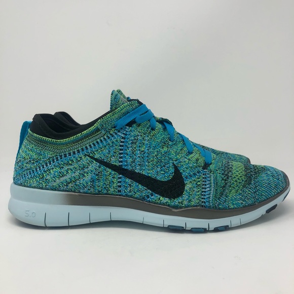 Nike Shoes - Women Nike Free Tr Flyknit Blue Lagoon